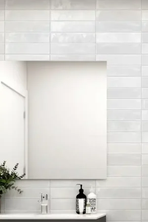 Carrelage MALLORCA WHITE 7,5x30 cm effet zellige Prix Bas